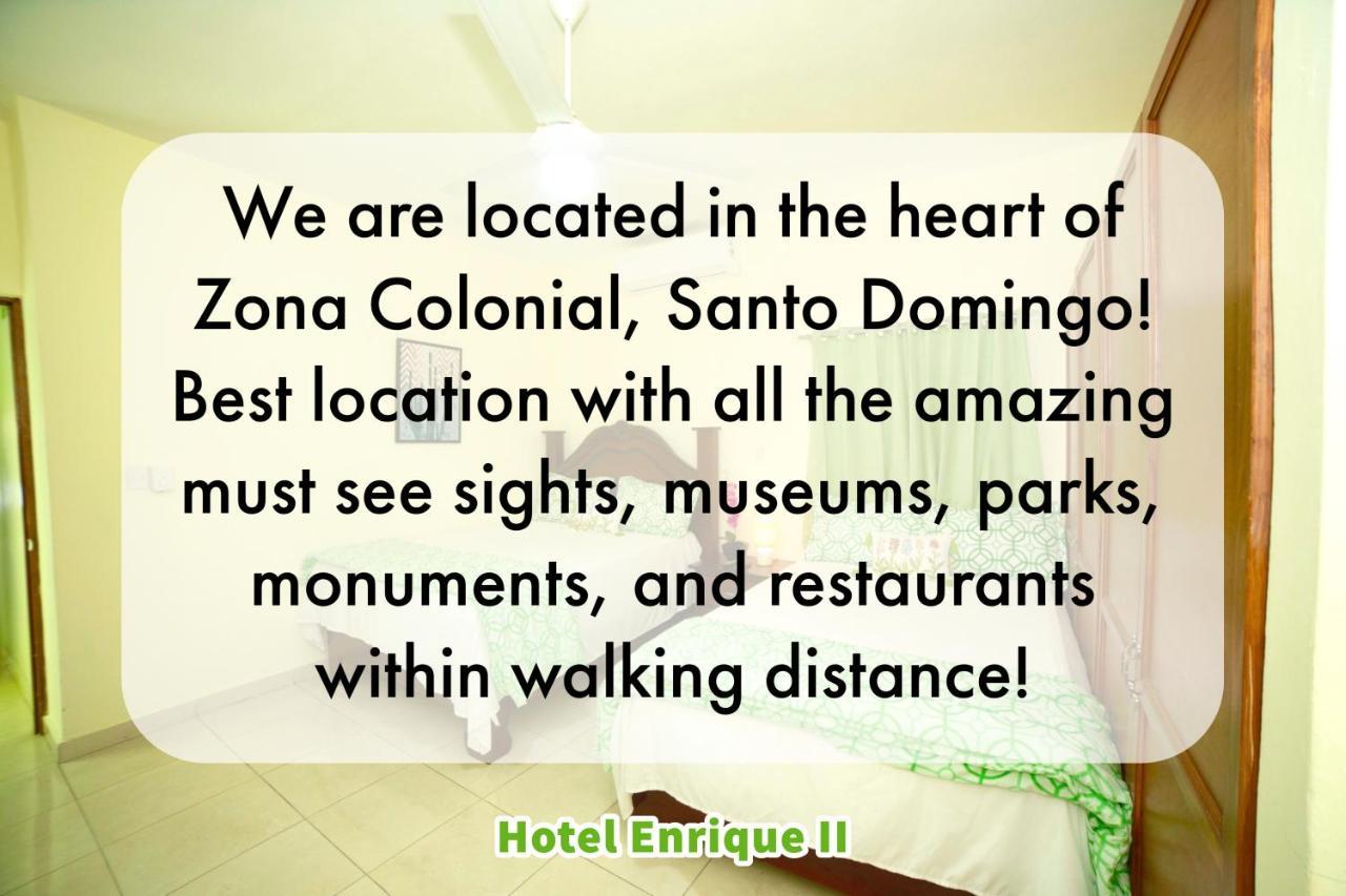 Hotel Enrique II Zona Colonial Vista Al Malecon Santo Domingo Exterior foto